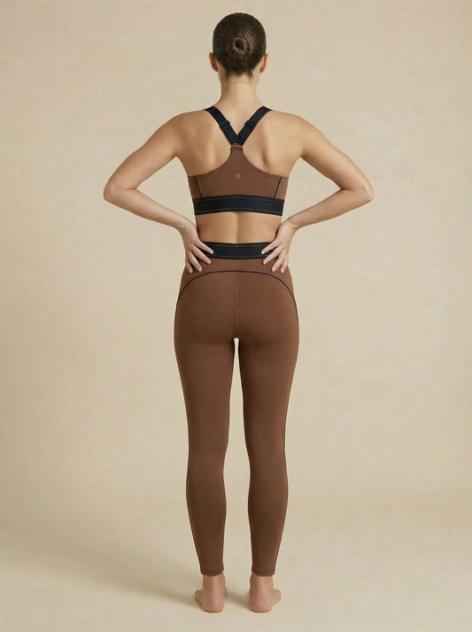 Noonfit Sculpt Set – Yüksek Bel Legging + Destekleyici Spor Sütyeni