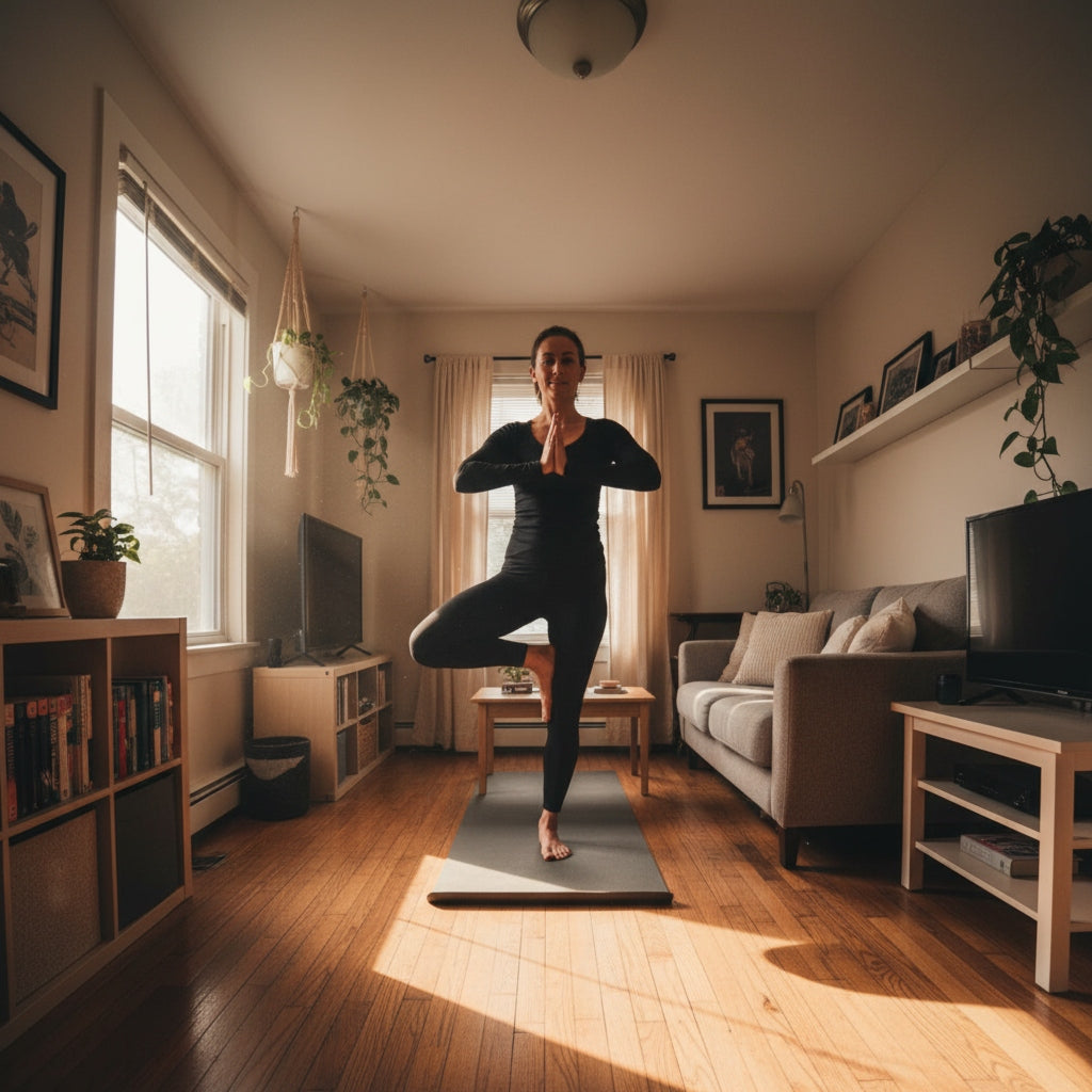 Evde Yoga: Küçük Alanlarda Pratik Yapmanın İpuçları