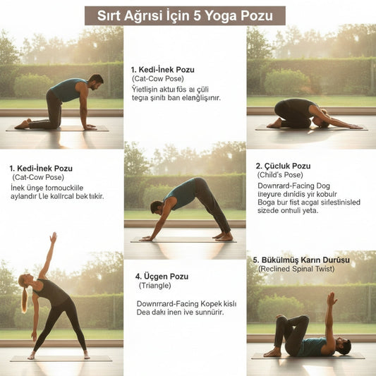 Sırt ağrısı çekiyorsanız bu 5 yoga pozu