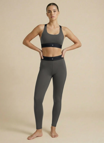 Noonfit Sculpt Set – Yüksek Bel Legging + Destekleyici Spor Sütyeni