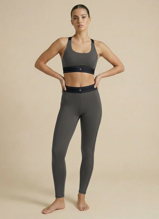 Noonfit Sculpt Set – Yüksek Bel Legging + Destekleyici Spor Sütyeni