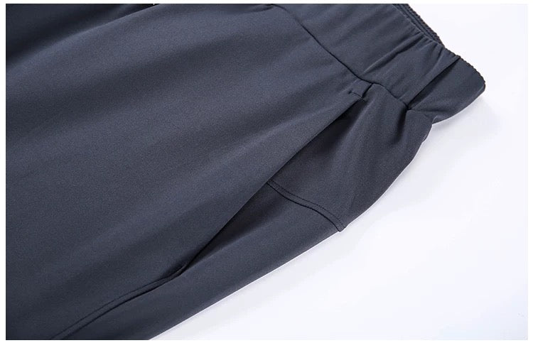 Noonfit Flow – Yüksek Bel Toparlayıcı Yoga & Günlük Pantolon | Dört Yönlü Streç -Antrasit Mavi