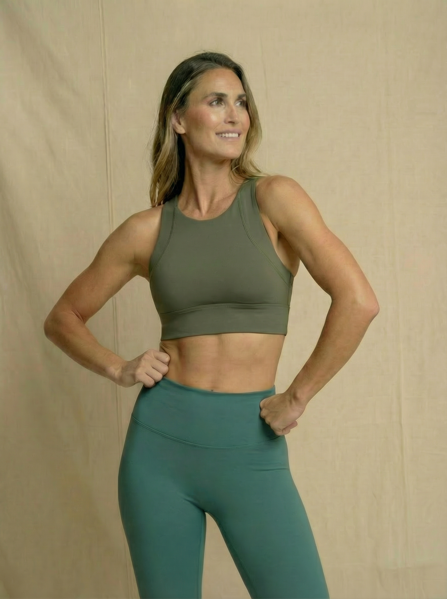 Premium Seamless Sports Bra – Yeşil Spor Sütyen